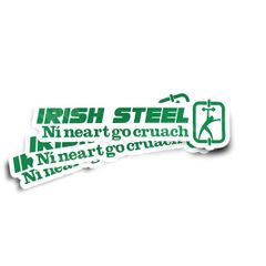 Irish Steel Glossy Stickers 3-Pack