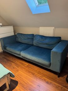 Three Seater Teal Couch