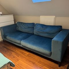Three Seater Teal Couch