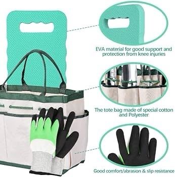 NEW SALE | Gardening Hand Tool Gift Kit Gardening Gifts for Women & Men 10 Piece Heavy Duty Garden Tool Sets Garden Tools Bag for Women & Men Easy Storage
