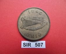 1946 Irish Republic. One Penny. Nice condition!