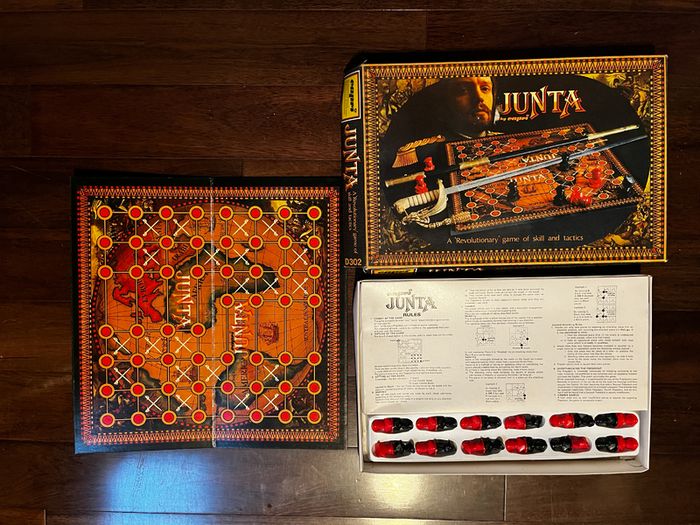 Vintage Junta Board Game By Capri - 1975 - Complete