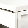 BESTA Burst Desk, high-gloss white, 120x401 cm Image 2