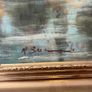 Pair of Huge Vintage Framed Artworks (105x75cm) - Matching Luxury Frames Image 8
