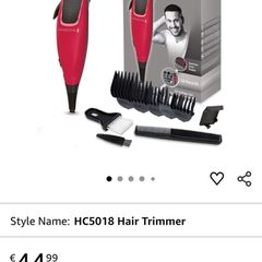 Remmington Hair Trimmer Razor Electrical