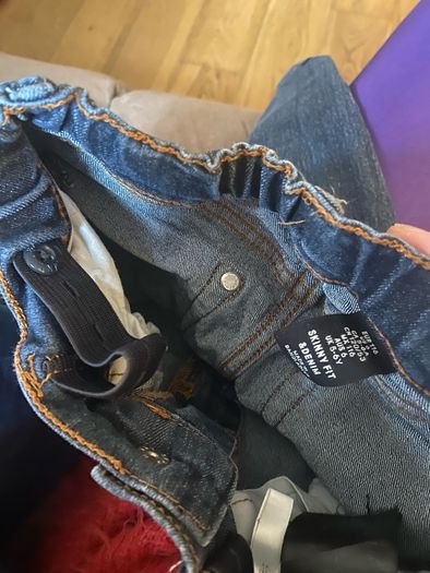 Blue denim kids jeans size 4-5 boy/girl