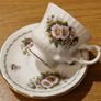 Collection of  Miniatures Elizabethan Staffordshire Bone China Months of the Year Cups and Saucers Image 9