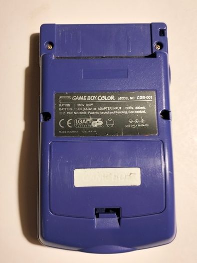 Nintendo Gameboy Color console Game Boy GBC Purple