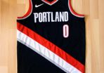 Damian Lillard Portland Trail Blazers Black Swingman Nike Jersey Size 44(medium)