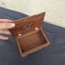 Antique wood box postage possible Image 3