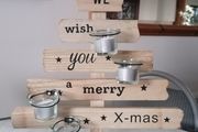Christmas Wooden Tealight Holder