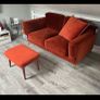burnt orange couch Image 2