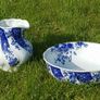 Vintage Delft Pitcher and Bowl Set Image 5