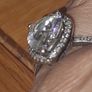 Pandora Pear Ring Sterling Size 52 Image 8