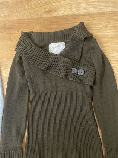 knitted long sleeve tops - size S and M