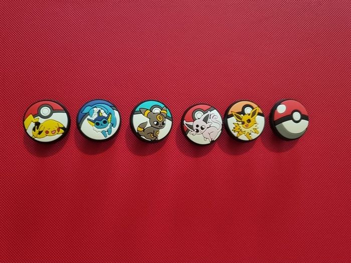 Pokemon Pokeball Eeveelution Shoe Charms for Crocs Bundle 7