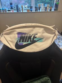 White Nike bumbag/Hip pack