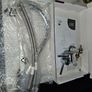 Amsel twin lever kitchen mixer tap basically brand new except the knobs and handles Image 3