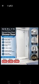 Merlyn resses easy pivot shower doors see below for prices