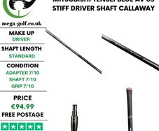 Mitsubishi Tensei Blue Av 65 Stiff Driver Shaft / Callaway 2nd Gen