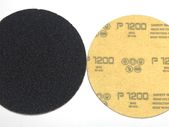 100PC 125mm Velcro Silicone Carbide Disc Pads 1200 GRIT + FREE BACKER
