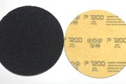 100PC 115mm Velcro Silicone Carbide Disc Pads 1200 GRIT FREE BACKER