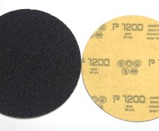 100PC 115mm Velcro Silicone Carbide Disc Pads 1200 GRIT FREE BACKER