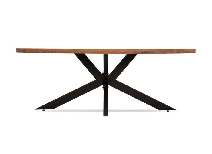 Brand New Oval Oak Dining Table 200cm EZ Living