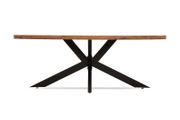 Brand New Oval Oak Dining Table 200cm EZ Living