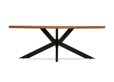 Brand New Oval Oak Dining Table 200cm EZ Living