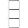 Sliding Door ESG Glass and Aluminium 76x205 cm Black Image 2