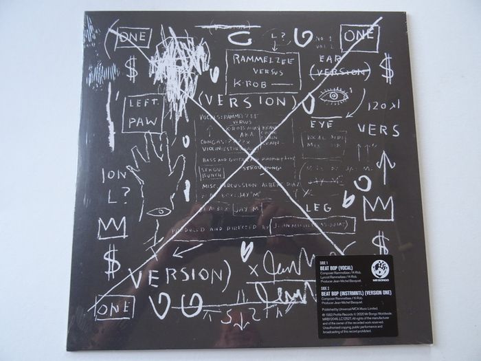 Jean Michel Basquiat art cover vinyl L.P