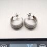 Vintage 925 Sterling Silver Scroll Engraved Earrings Image 10