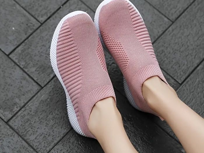 Light Pink Elastic Sock Shoes size 40