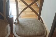 Two dining chairs together