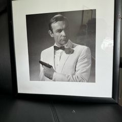 Framed Sean Connery (James Bond 007) print