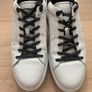 Bugatti White Leather Trainers Image 8