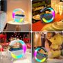 Bluetooth Speaker LED Wireless Charger Table Lamp Wireless Charger LED G Shape Image 2