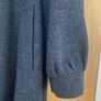 Women's Charcole Vintage Style Tweed Coat Image 5