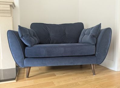 DFS Zinc French Connection Cuddler Armchair