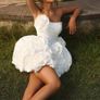 Handmade satin dress Image 2