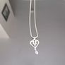 Italian silver necklace. Image 7