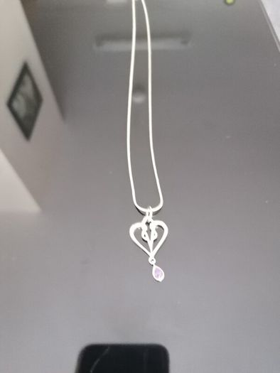 Italian silver necklace.