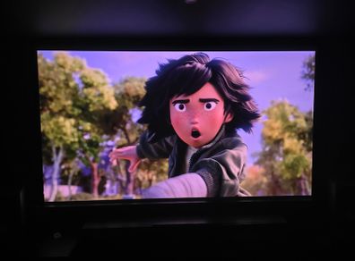 120 Inch WUPRO Motorized Tension Floor Rising Projector Screen