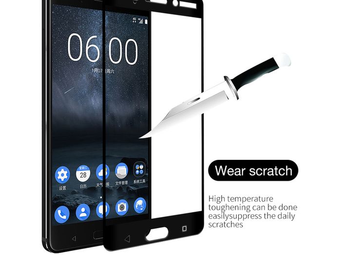 3D Tempered Glass For Nokia 2 Full Cover 9H Protective film