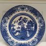 Antique Blue Willow Side Plate 1850 to 1890 Image 10