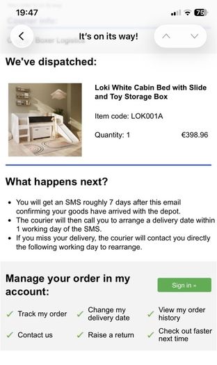 Slide  bed
