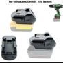 Adapter battery for Milwaukee/Dewalt 18-20V Lithium Battery Converted To for Hitachi for Hikoki 18V Lithium Batteries Power Tool Image 2
