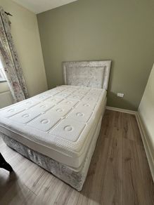 Double bed and mattress