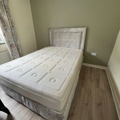 Double bed and mattress